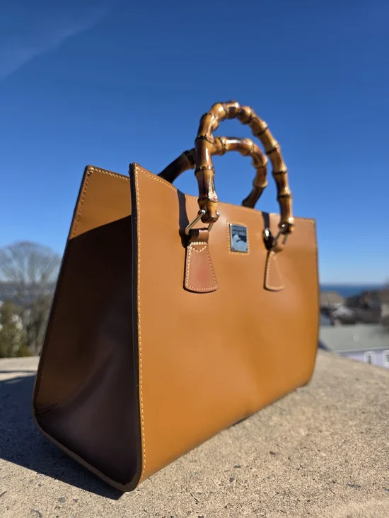 Vintage D&B Toiny East West Bamboo Handle Bag - Picture 3 of 16